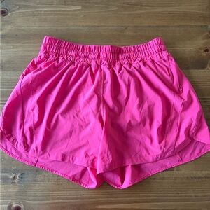 Lululemon Athletica Bright Pink Athletic Shorts